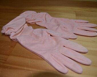 Vintage Peach Ladies Gloves