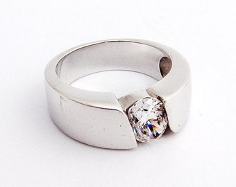 SaLe! sALe! Cubic Zirconium Ring Sterling Silver