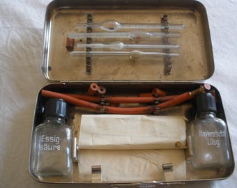 Medical Instrument Hemathytemic Kit Erka Blood Laboratory Analysis Vintage