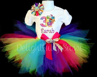 Shopkins Tutu Set, Shopkins Birthday Tutu, Shopkins Birthday, Girls Tutu, Birthday Tutu, Girls Tutu Set