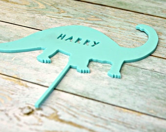 Personalised Cake Topper, Dinosaur cake topper, Acrylic Cake Topper, Cake decoration, Party decor, Cake smash, Birthday, New baby
