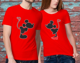 Mickey and minnie couple shirts | Etsy