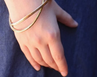 Bangle Bracelet / Brass Bracelet / Women’s Jewelry / Stacking Bangle Bracelet
