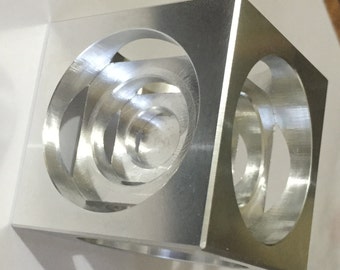 Turners Cube 2x2x2 inches - 6061 aluminum