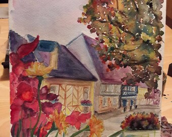 The pretty flowers of Josselin