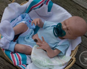 Reborn baby boy Max | Full Vinyl reborn baby boy