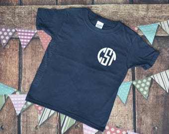 SALE!! Toddler Monogrammed Shirt - Monogram Shirt - Monogram T-shirt - Monogram Tshirt - Personalized Shirt - Monogram Tee - Monogrammed Tee