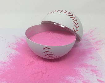 Gender Reveal Baseball Pink