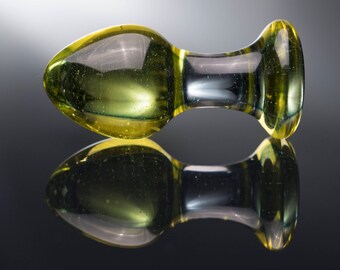 Glass Anal Plug - Medium - Starburst