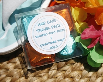 Solid Hair Care Bars Travel Pack
