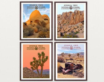 Joshua Tree National Park Poster - Joshua Tree Art - WPA Poster - WPA Art - WPA - National Park Poster - Joshua Tree California - Desert Art