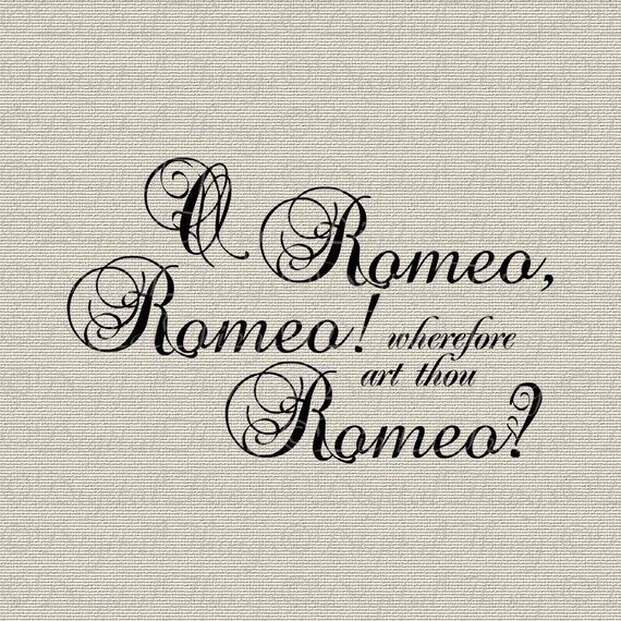 romeo and juliet short script