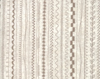 1/2 yd Maven Stitches Taupe by BasicGrey for Moda Fabrics 30465 20
