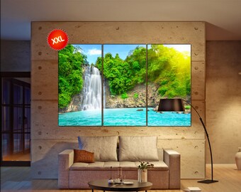 waterfall canvas wall art waterfall wall decoration waterfall canvas wall art art waterfall large canvas wall art wall decor