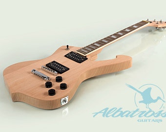 DIY Guitar Kit Bolt On Neck Solid Mahogany Body Neck GK039