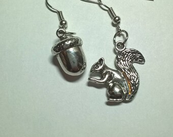 Squirrel & Nut Earrings