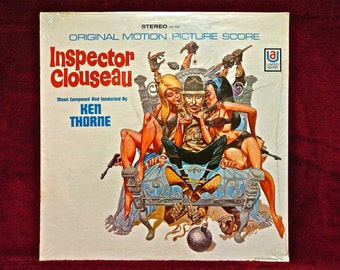 RARE...SEALED...INSPECtOR Clouseau - Original Motion Picture Soundtrack - 1968 Vintage Vinyl Record