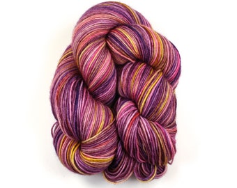 Rosaleen--hand dyed sock yarn, merino and nylon, (463yds/100gm)