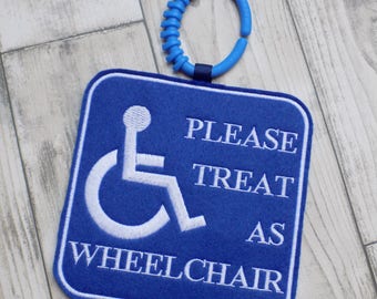 treat as wheelchair sign, disability awareness, wheelchair buggy clip, hidden disabilities, disabled sign, special needs, additional needs