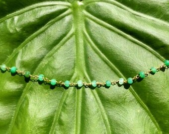 Happy, Healing Chrysoprase Necklace