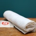 White waffle towel , face towel , natural towel , Tea Towels , Cotton Kitchen Towel , eco towel