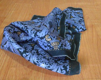 Vintage Anna Sui Handkerchief Anna Sui Scarf