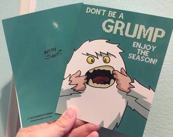 Don't be a GRUMP holiday card pack of 10