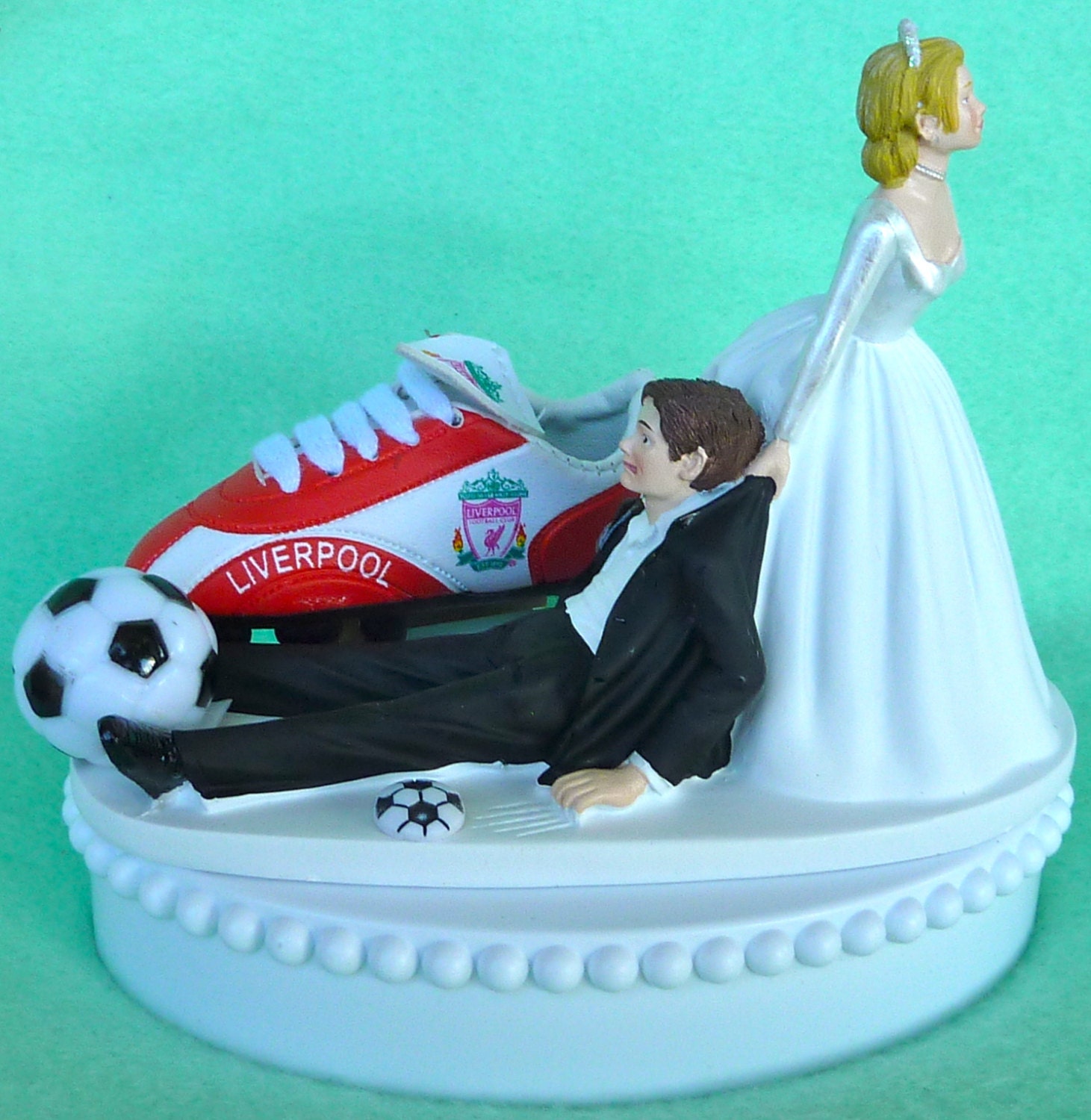 Wedding Cake Topper Liverpool FC Football Club Soccer Themed Wedding Cake Topper Liverpool FC Football Club Soccer Themed