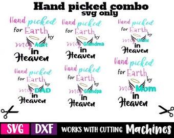 hand picked for earth from Heaven by svg only
