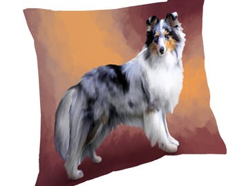 Shetland Sheepdog Throw Pillow