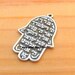Sterling .925 Silver Pendant Shema Israel Prayer Hamsa