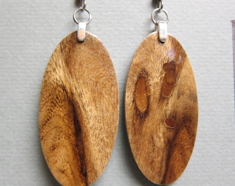 rare Black Mesquite Earrings Exotic Wood handmade ExoticWoodJewelryAnd ecofriendly earthy