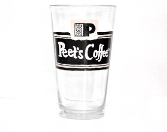 Peet's Coffee Beer Glass