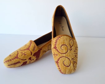 Women upholstery fabric shoes - 39 Euro size