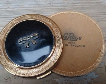 Vintage LeRage compact and pouch
