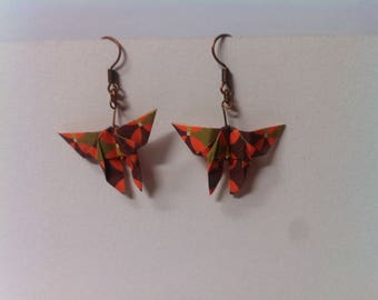 Origami butterflies earrings
