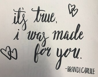 I Was Made For You