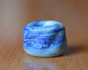 Unique Handmade Lampwork Glass European Charm Bead - SRA - Fits all charm bracelets - Silver Core Options