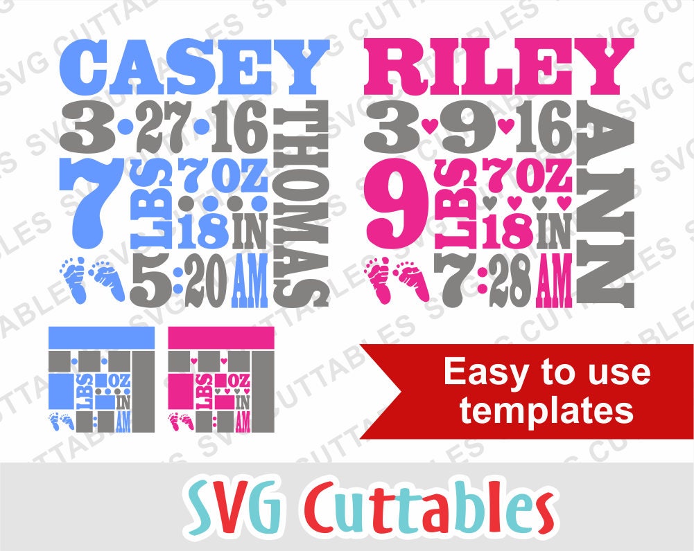 Free Free 344 Template Svg File Baby Stats Svg Free SVG PNG EPS DXF File