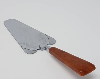 Original Vintage 1930s/ 1940s Cake Server - Art Deco Style Cake Server - Bakelite like Handle