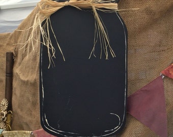 Mason Jar Chalkboard