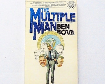 The Multiple Man: Ben Bova (1977, Ballantine) Vintage Science Fiction