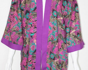 Plus Size Vintage Duster Kimono Robe