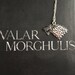 Stark Direwolf Necklace. Game of Thrones. ASOIAF.