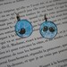 Earrings Cabochon - fancy - 'my little birds'