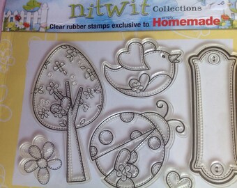 Nitwit Collection Clear Rubber Stamps