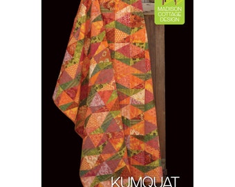 Pattern - Kumquat Twist Quilt Pattern by Madison Cottage Designs (KT122) Paper Pattern Instructions