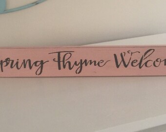 Primitive Spring Sign