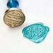 Custom wax seal stamp, initial stamp, monogram seal stamp
