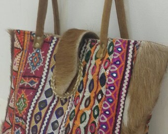 banjara traditional Indian handmade vintage lather handbag